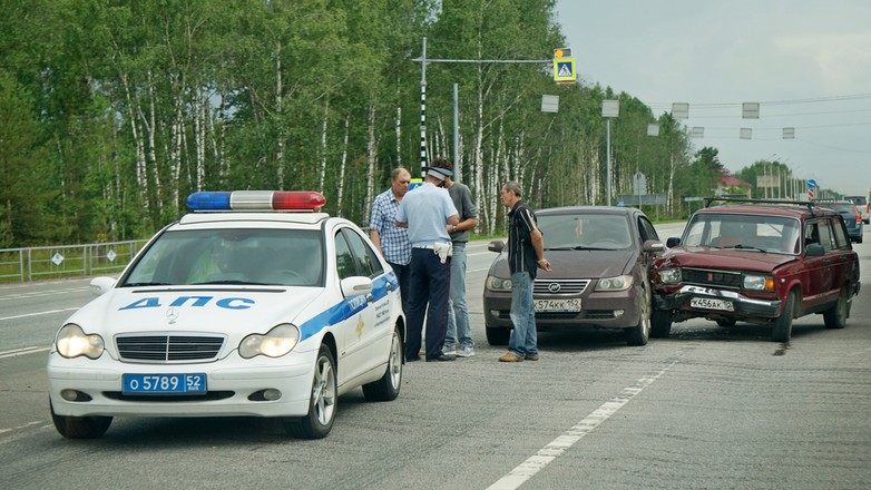 wypadek rosja policja