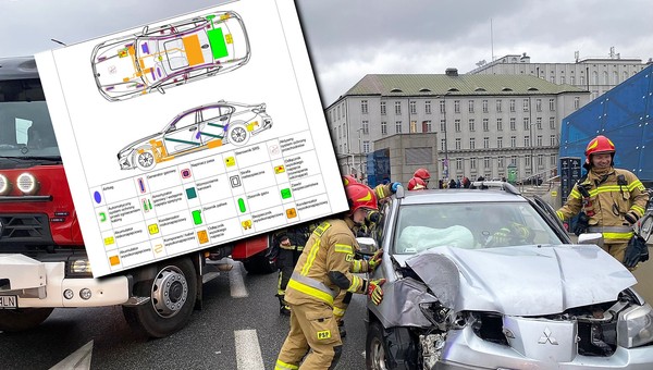 Karta Ratownicza może uratować życie. Skąd pobrać wzór i gdzie ją umieścić w samochodzie?