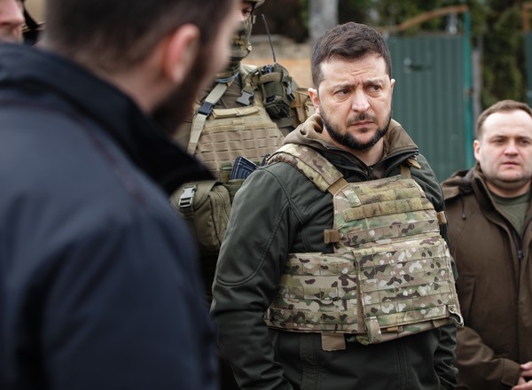 Prezydent Ukrainy Wołodymyr Zełenski uczestniczył w wypadku drogowym