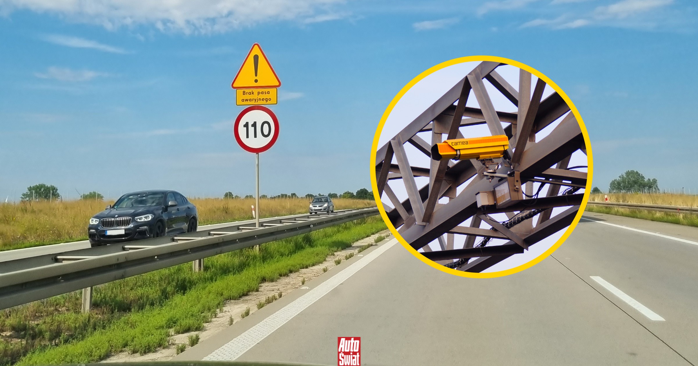 Włączono nowe odcinkowe pomiary prędkości na drogach S5, S6 i S7. Ograniczenie klasyczne