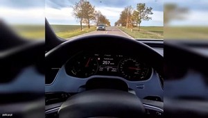 Jechał drogą wojewódzką z prędkością 257 km na godz. i nagrywał. Filmik udostępniono policji