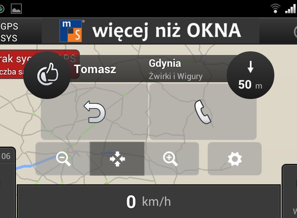 Nowy Yanosik: Autostop