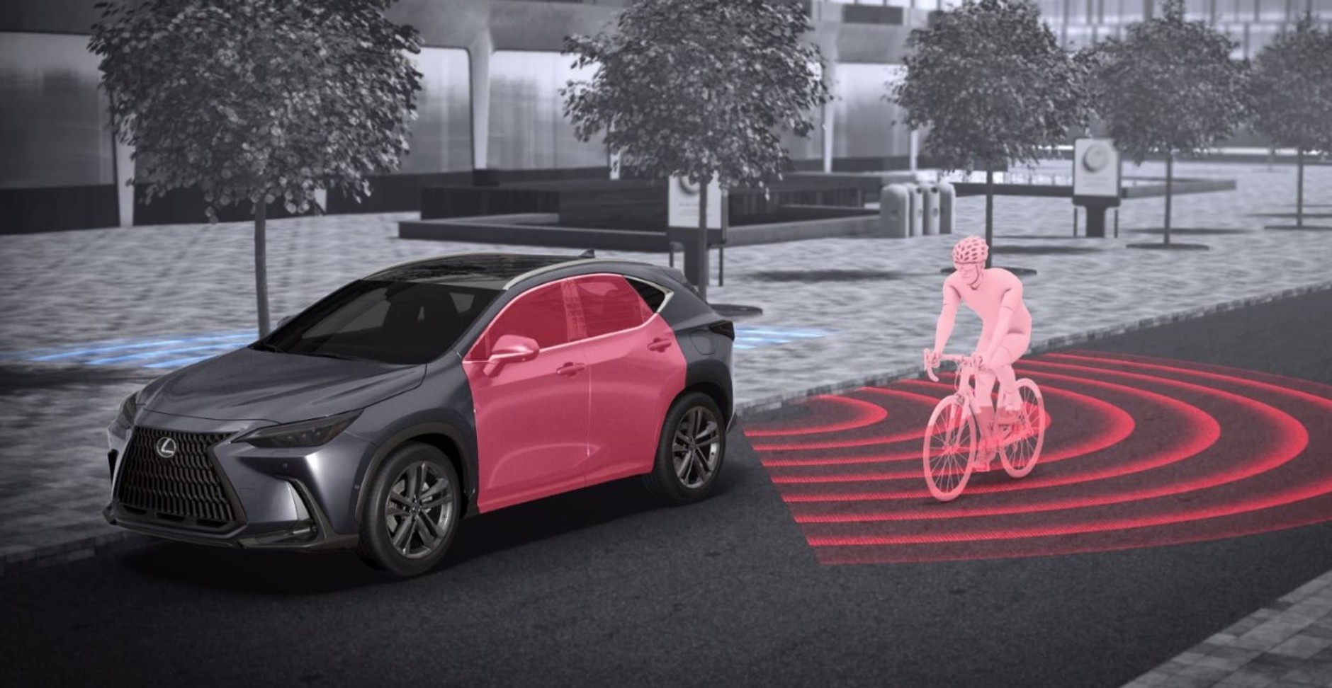 Lexus z systemem elektronicznej klamki