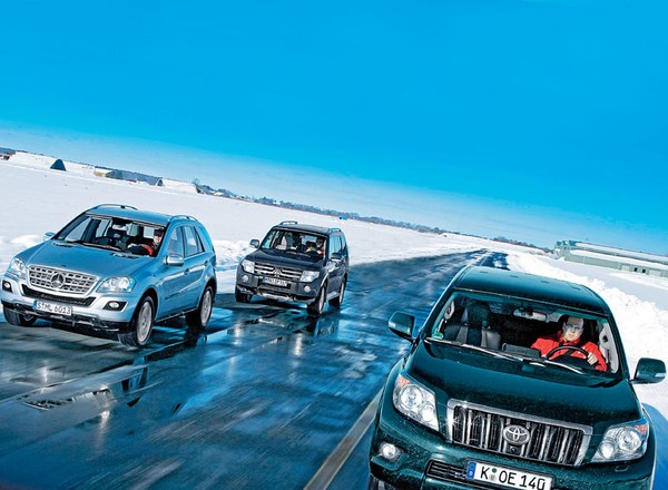 Duży może więcej: Mercedes ML kontra Mitsubishi Pajero i Toyota Land Cruiser