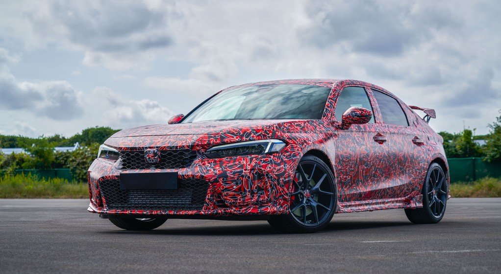 Honda Civic Type R 2023 w kamuflażu