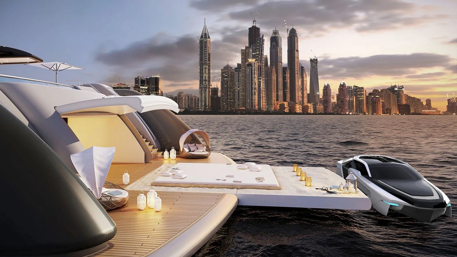 Elektryczna łódź CentrostileDesign Future-E