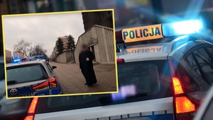 Awantura o parkowanie przed kościołem. Proboszcz pouczał policjantów [WIDEO]