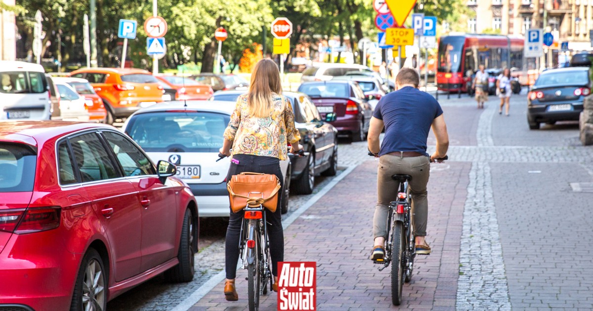 Rowerzyści używają gestów, które będą przydatne dla kierowców. Tak zrozumieją, jakie mają zamiary