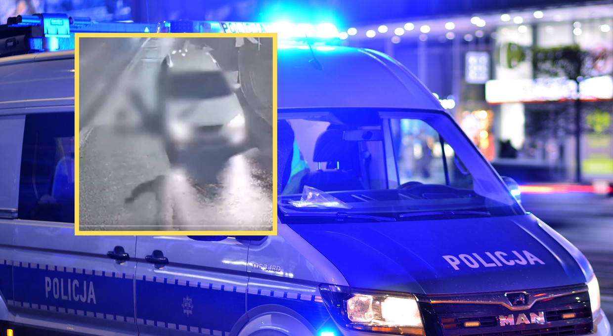 Uderzył w 70-latka na przejściu dla pieszych. Nagranie mrozi krew w żyłach [WIDEO]