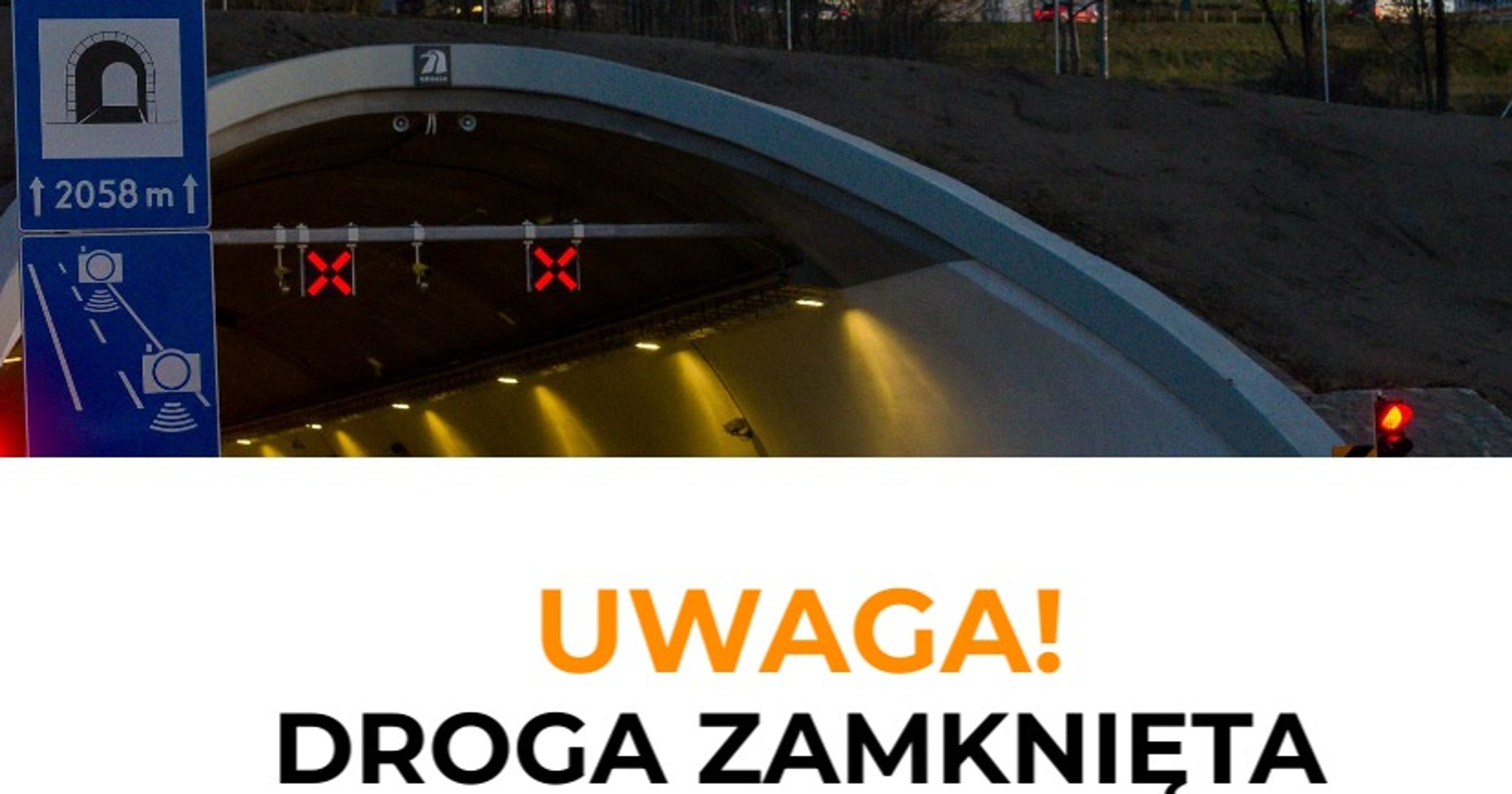 Tunel na trasie S1 będzie zamknięty. Kierowcy będą musieli korzystać z objazdów