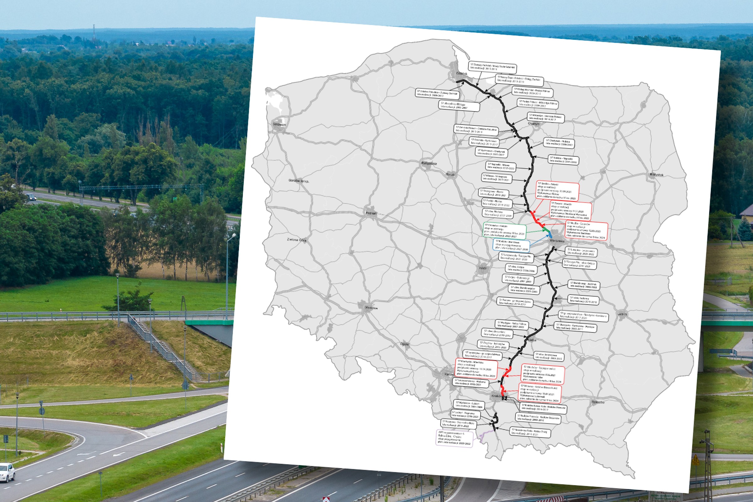 Nowy odcinek S7 zostanie otwarty już w tym tygodniu. Pojedziemy nim bardzo wolno