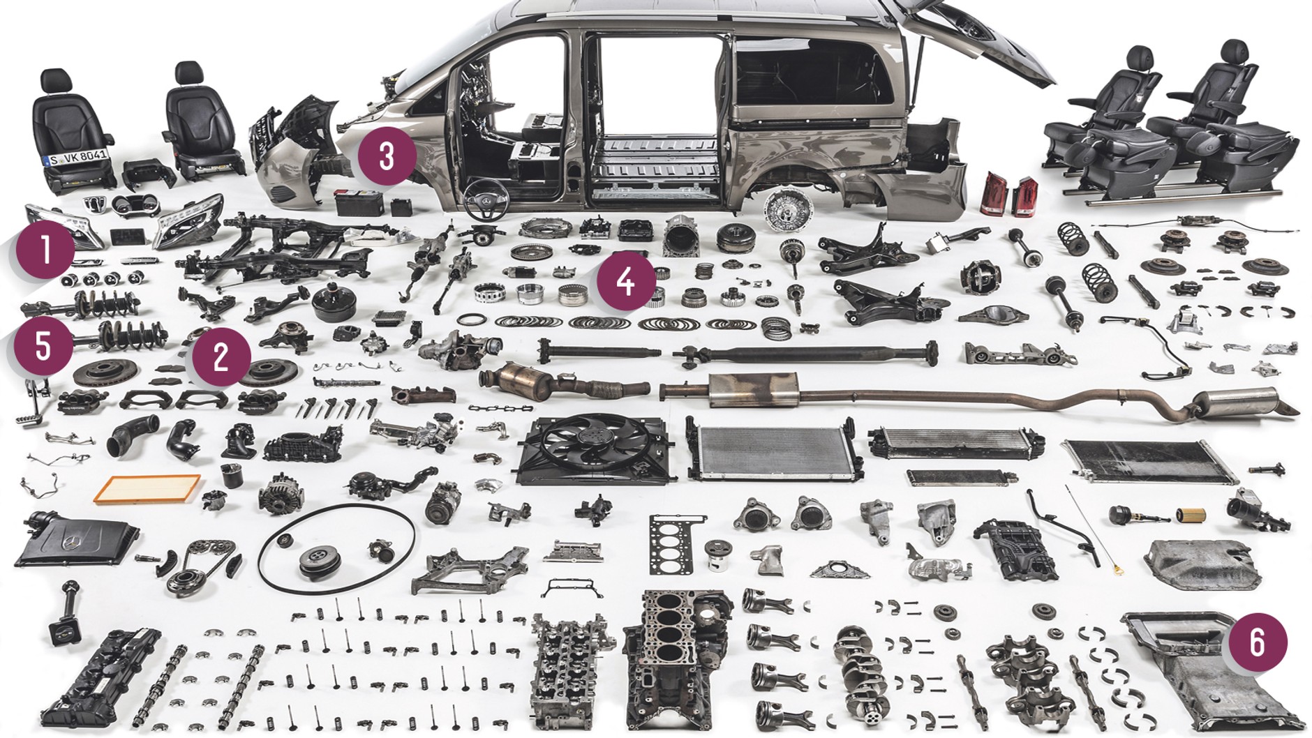 Mercedes V 220 d po dystansie 100 tys. km