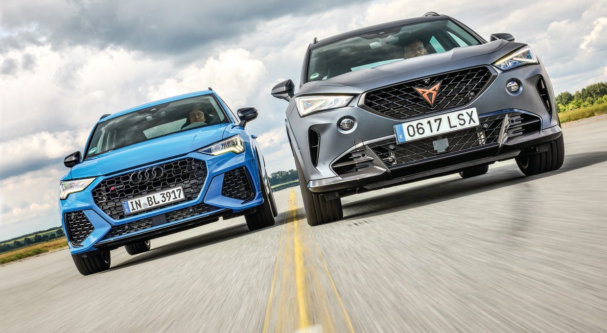 Audi RS Q3 kontra Cupra Formentor VZ5 w pojedynku na torze wyścigowym