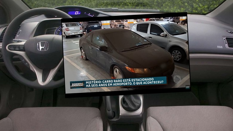 Honda Civic porzucona sześć lat temu na parkingu przy lotnisku