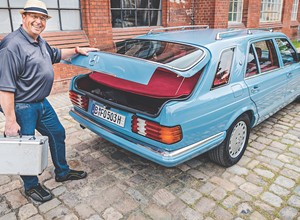 Mercedes W126 station wagon - kombi, którego nie było
