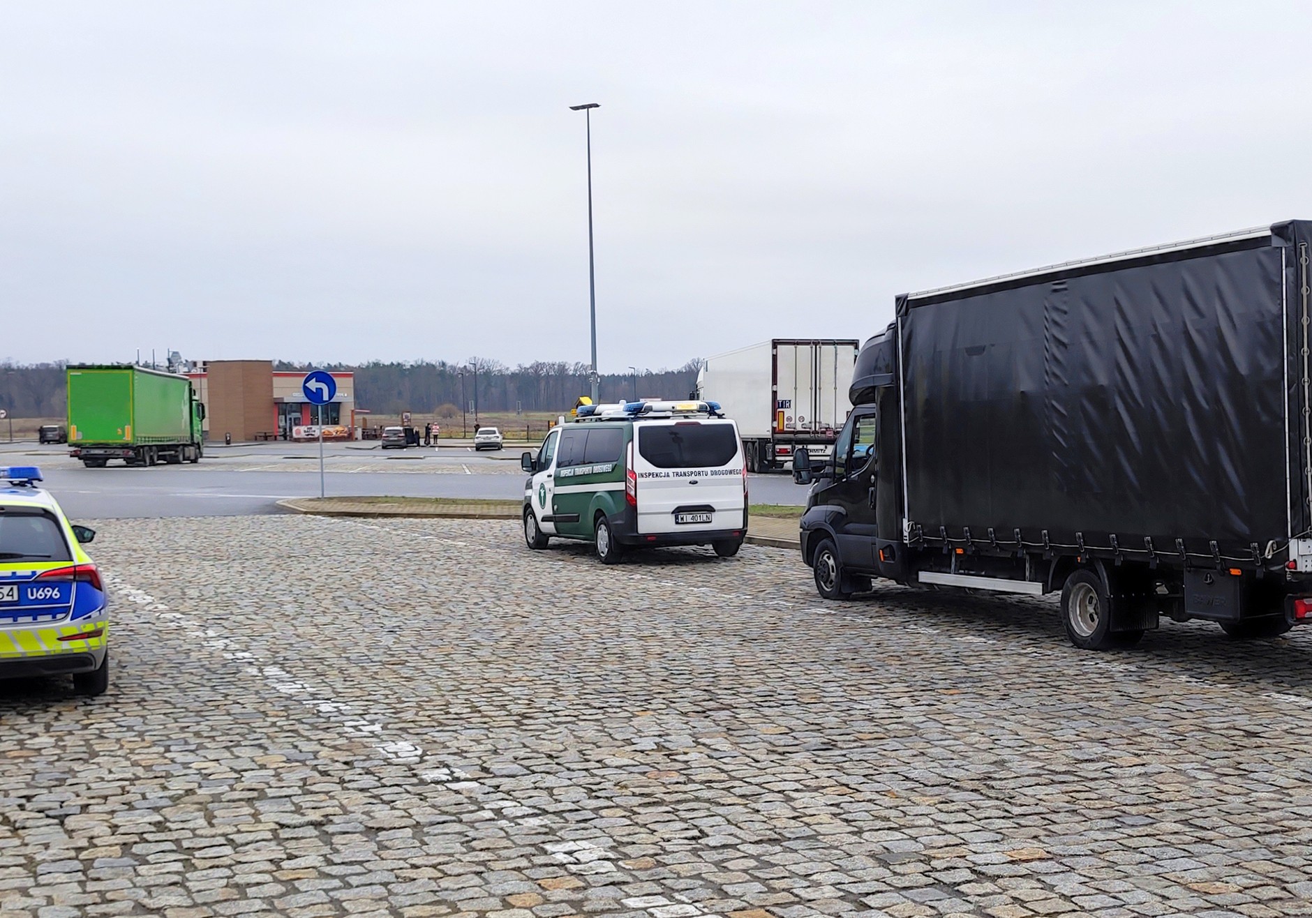 Dostawczak zatrzymany przez funkcjonariuszy BKOE