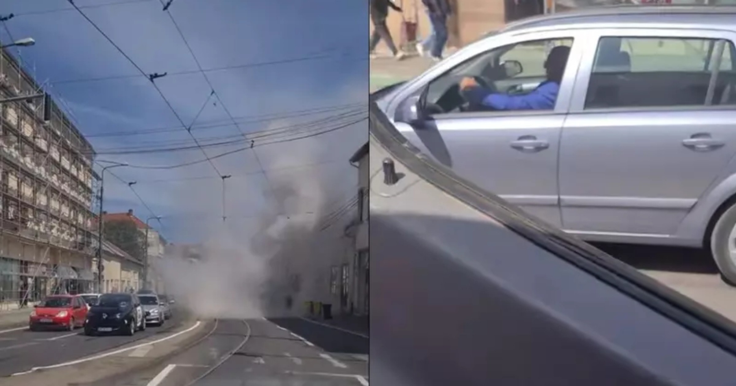 Tak pomógł innemu kierowcy z rozbieganym dieslem