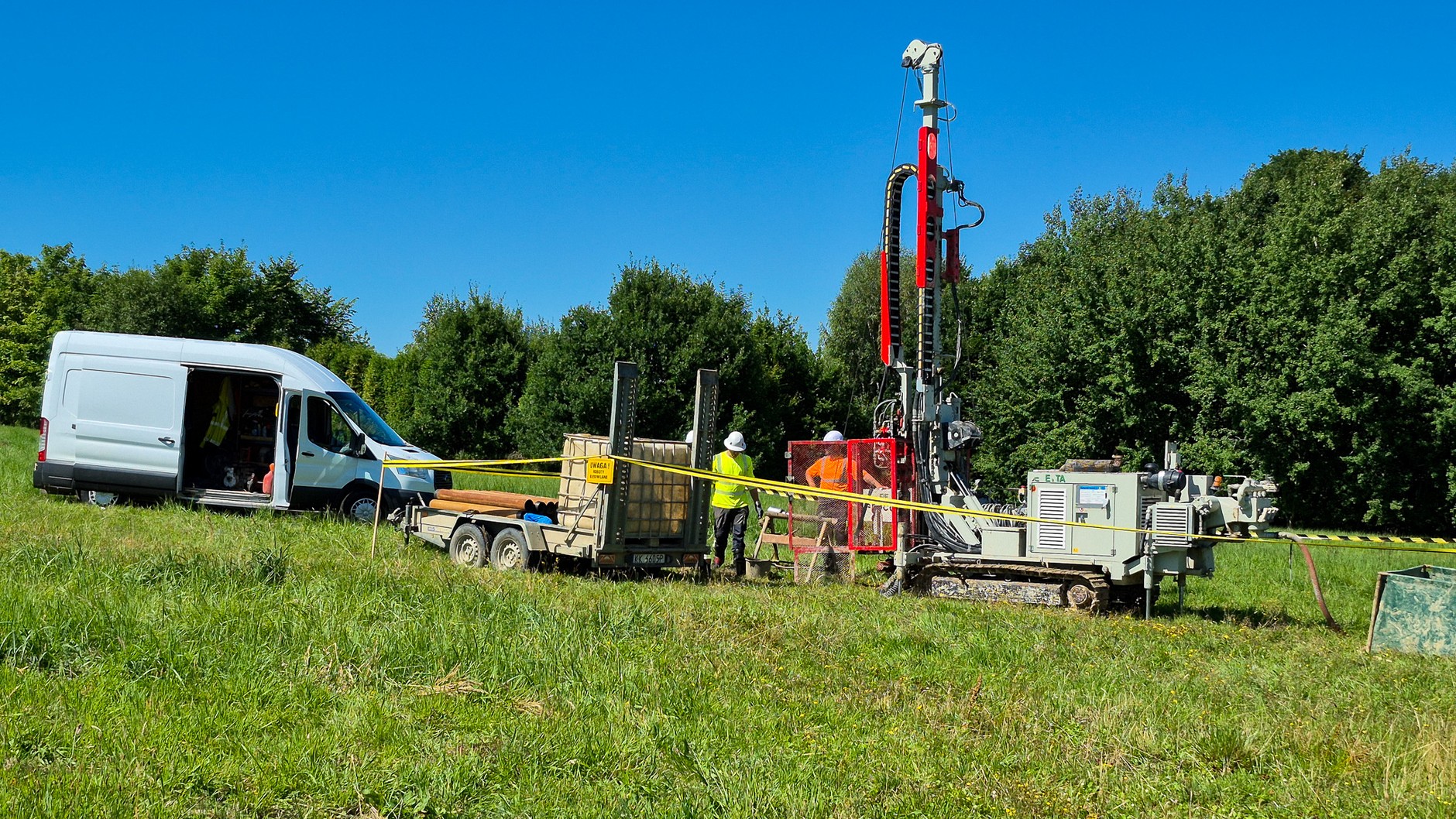 Badania geologiczne na terenie pierwszego odcinka Beskidzkiej Drogi Integracyjnej
