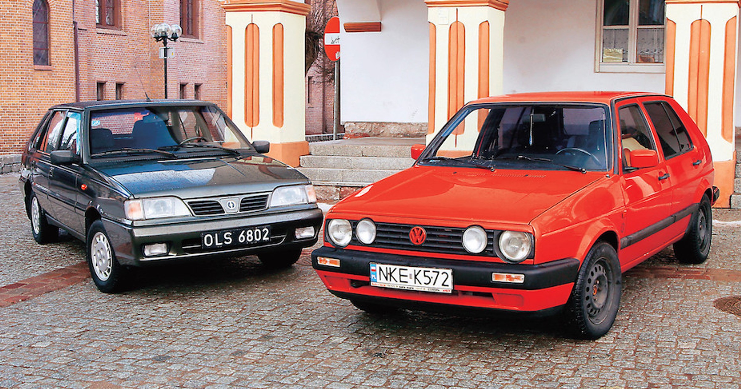 FSO Polonez Caro Plus kontra VW Golf II