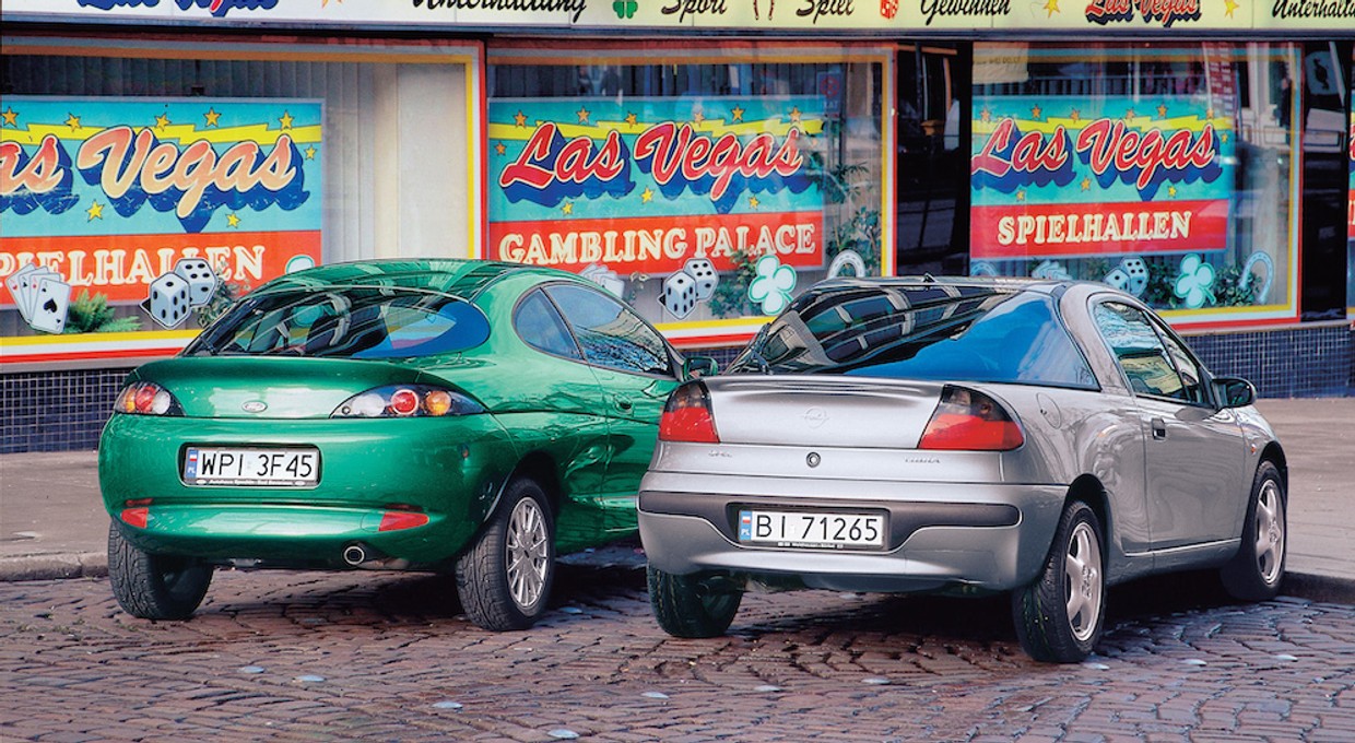 Ford Puma kontra Opel Tigra: szalone lata 90. - z archiwum Auto Świata