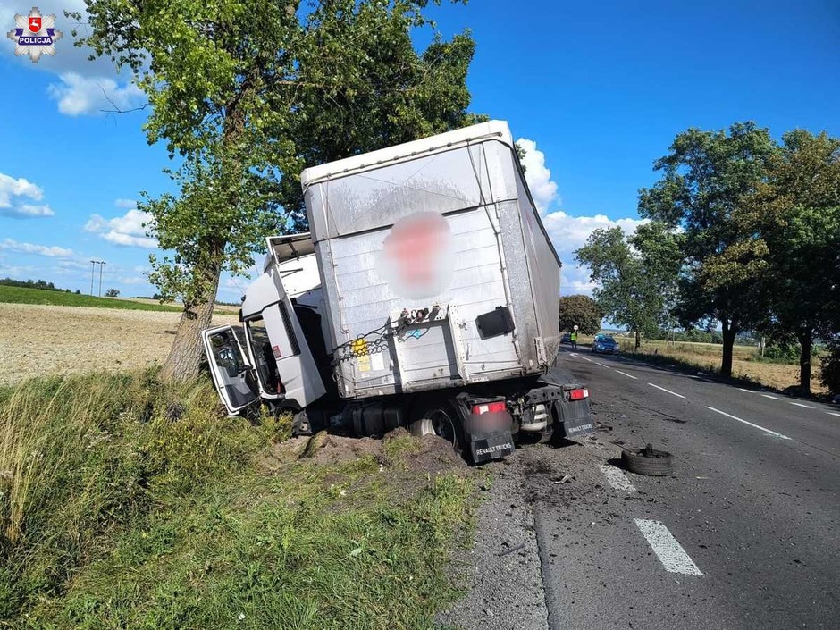 Tragedia na DK-12. Matka zginęła, syn został ranny