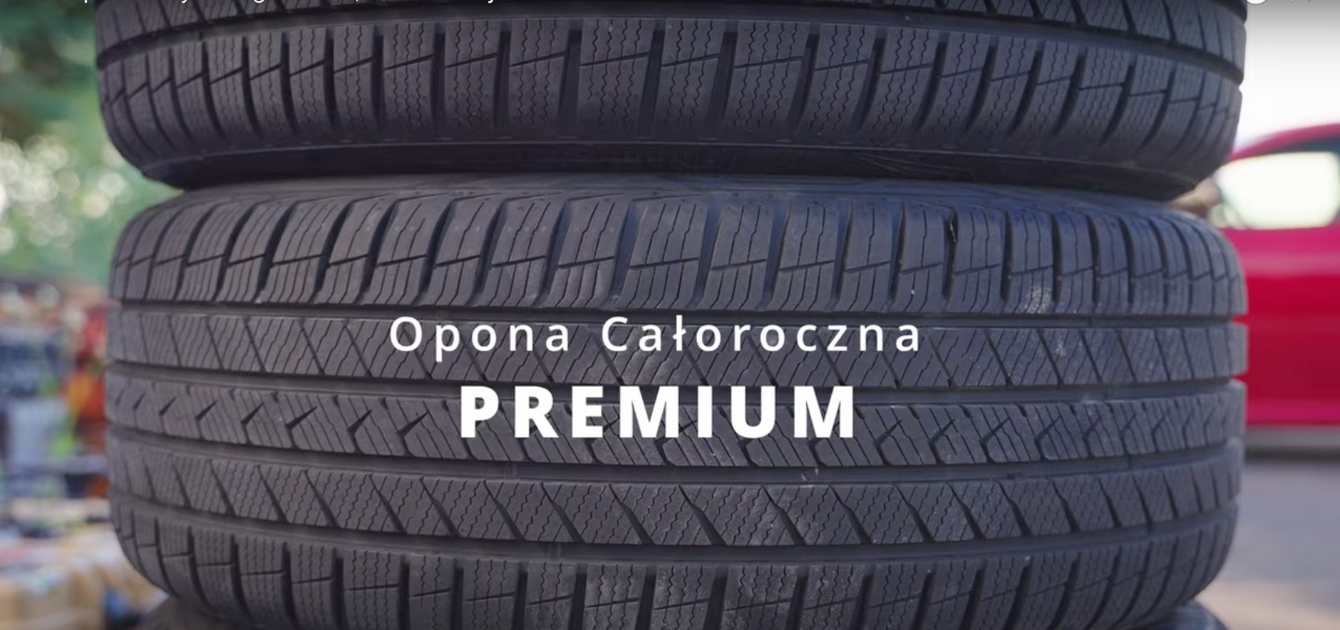 Opona całoroczna premium – kadr z filmu pokazującego rest opon współorganizowany przez PZPO