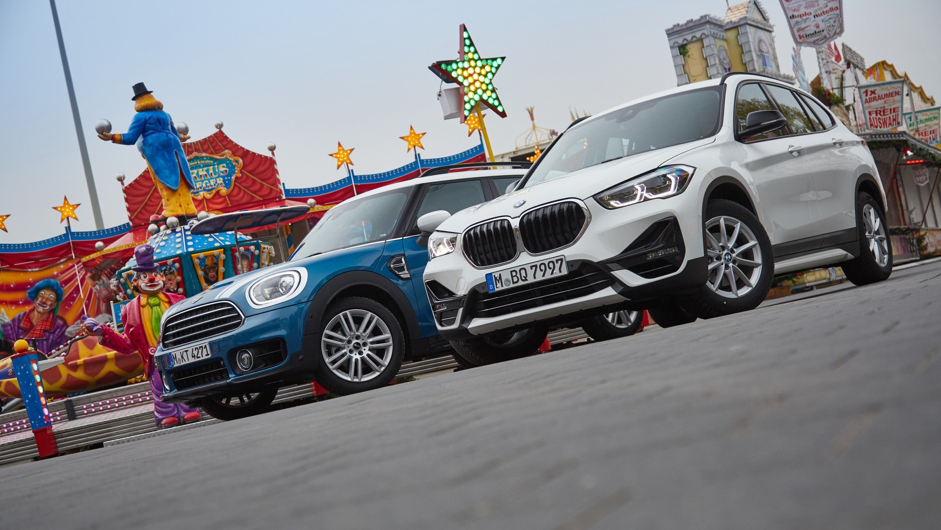 Porównanie par SUV-ów od Opla, Kii, Suzuki, Mini i BMW