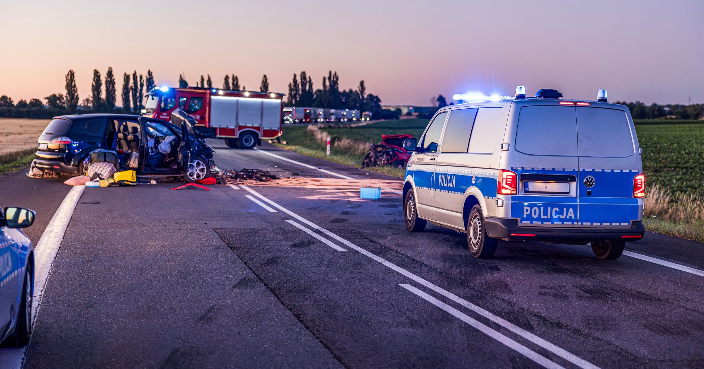 Wypadek drogowy — zdj. ilustracyjne