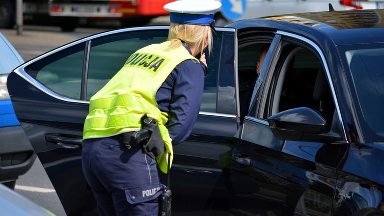 Policja kontrola mandat