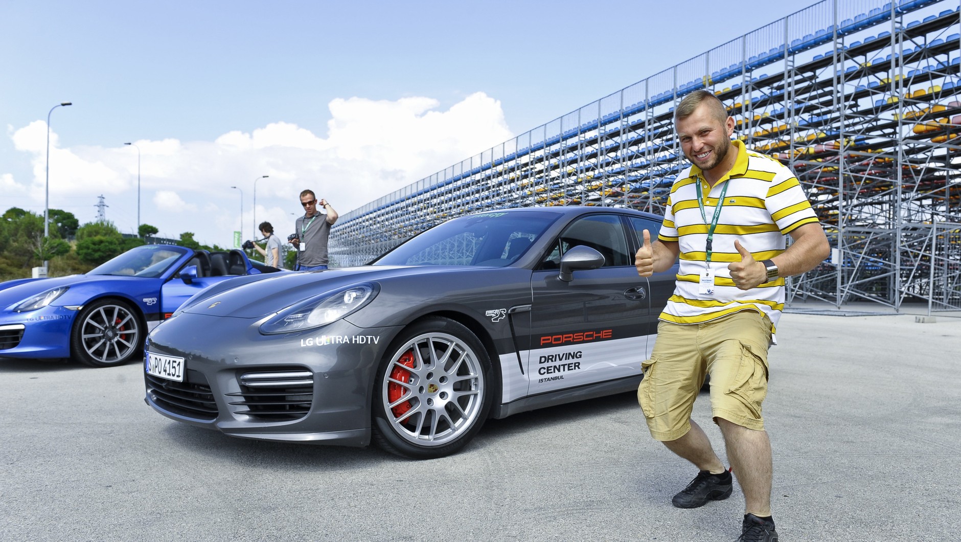 Marcinowi spodobała się Panamera GTS, ale jak przyszło mu podsumować dzień, powiedział, że najchętniej do domu wróciłby Boxsterem GTS
