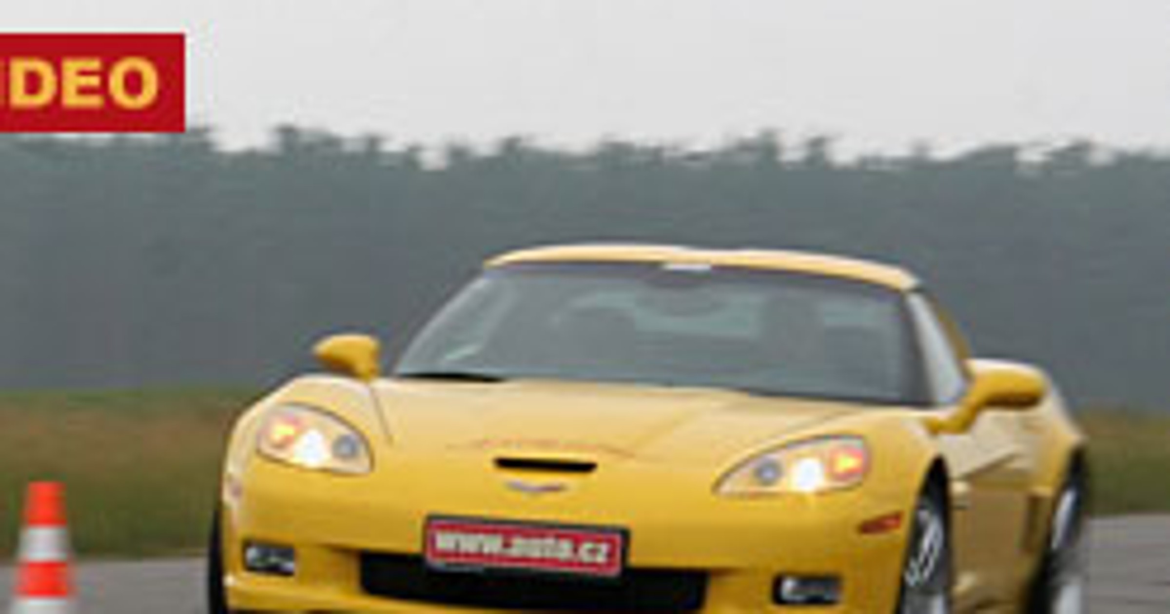 Corvette Z06 – żółta rakieta
