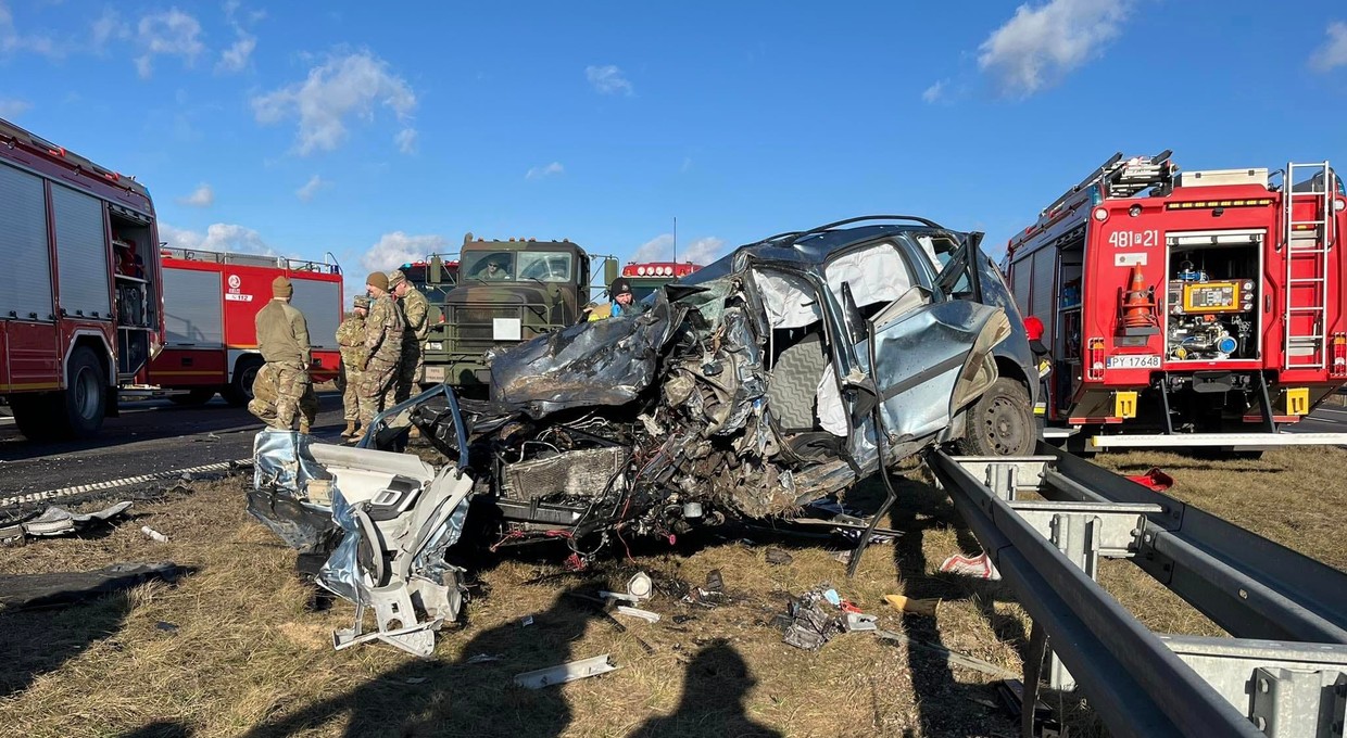 Wypadek na ekspresówce. Zginął lokalny dziennikarz