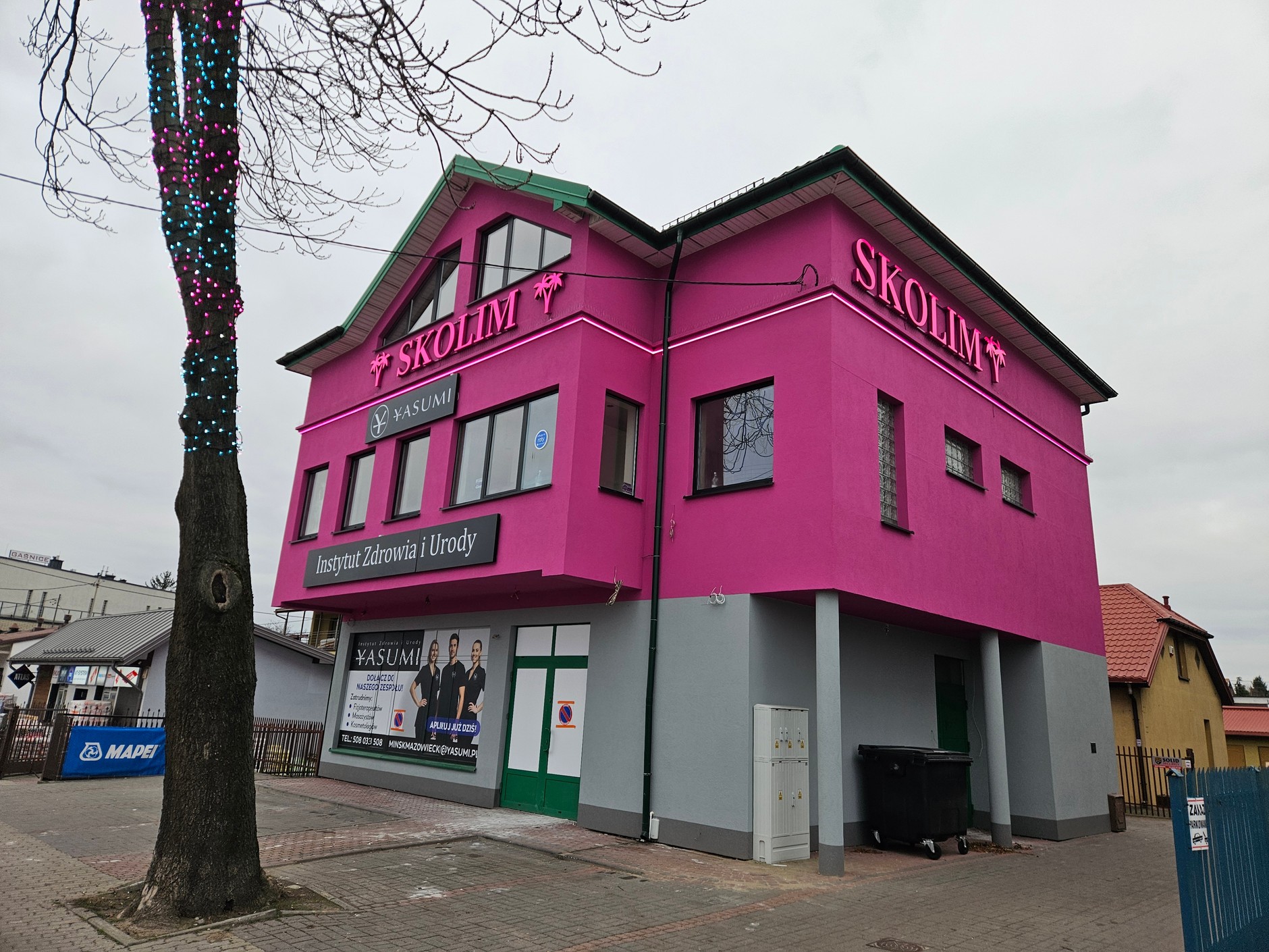 Lokal Skolima w Mińsku Mazowieckim. Niestety, tu zatankować&nbsp;się nie da.
