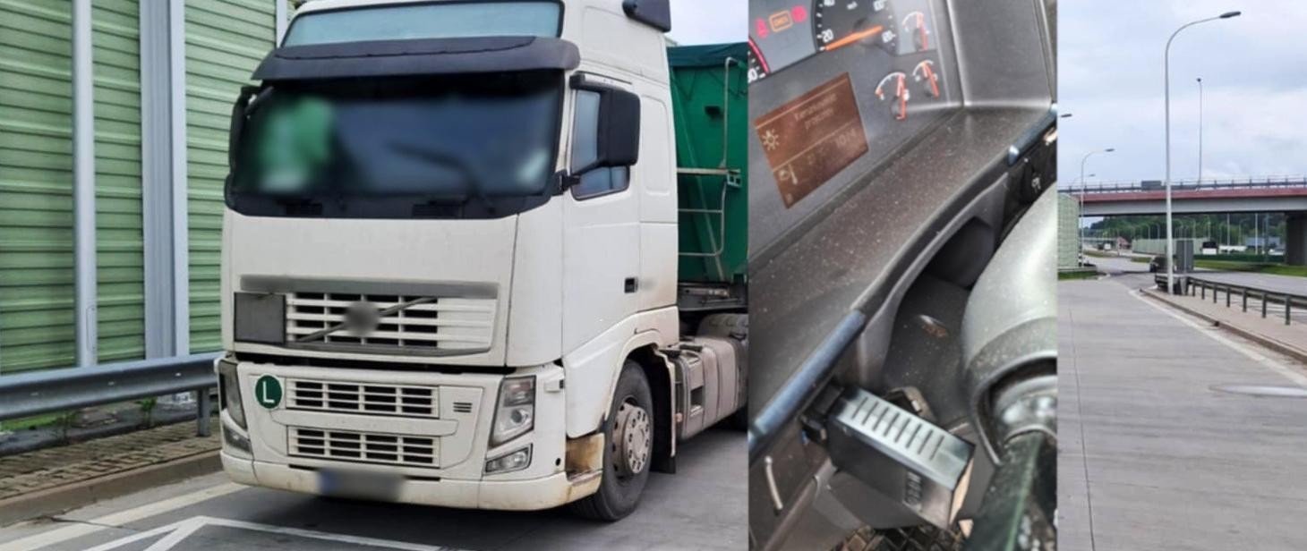 Niedozwolona ingerencja w układ oczyszczania spalin ciężarówki