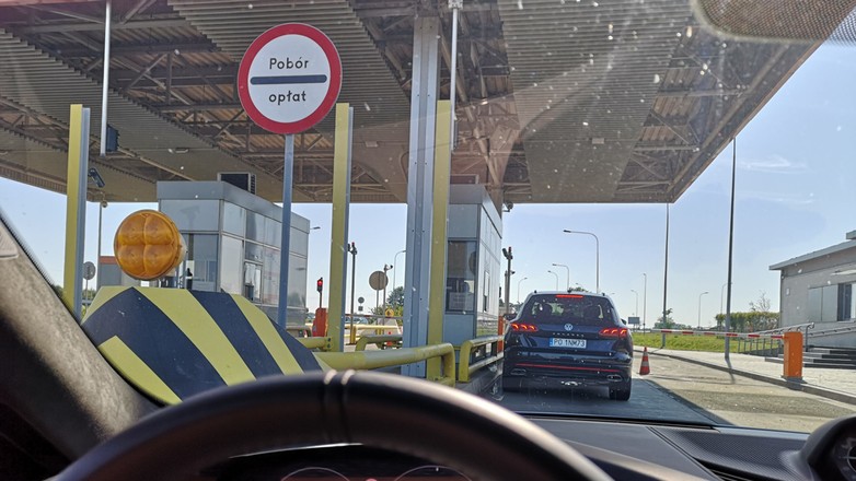 Pobór opłat na autostradzie