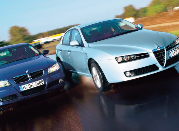 BMW 320i kontra Alfa Romeo 159: emocje gwarantowane