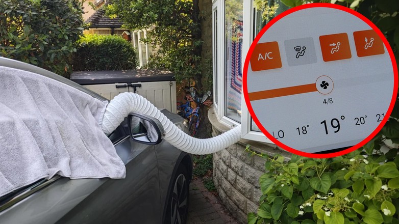 Czy da się schłodzić mieszkanie klimą z auta? Klimatyzacje samochodowe mają spory zapas wydajności.