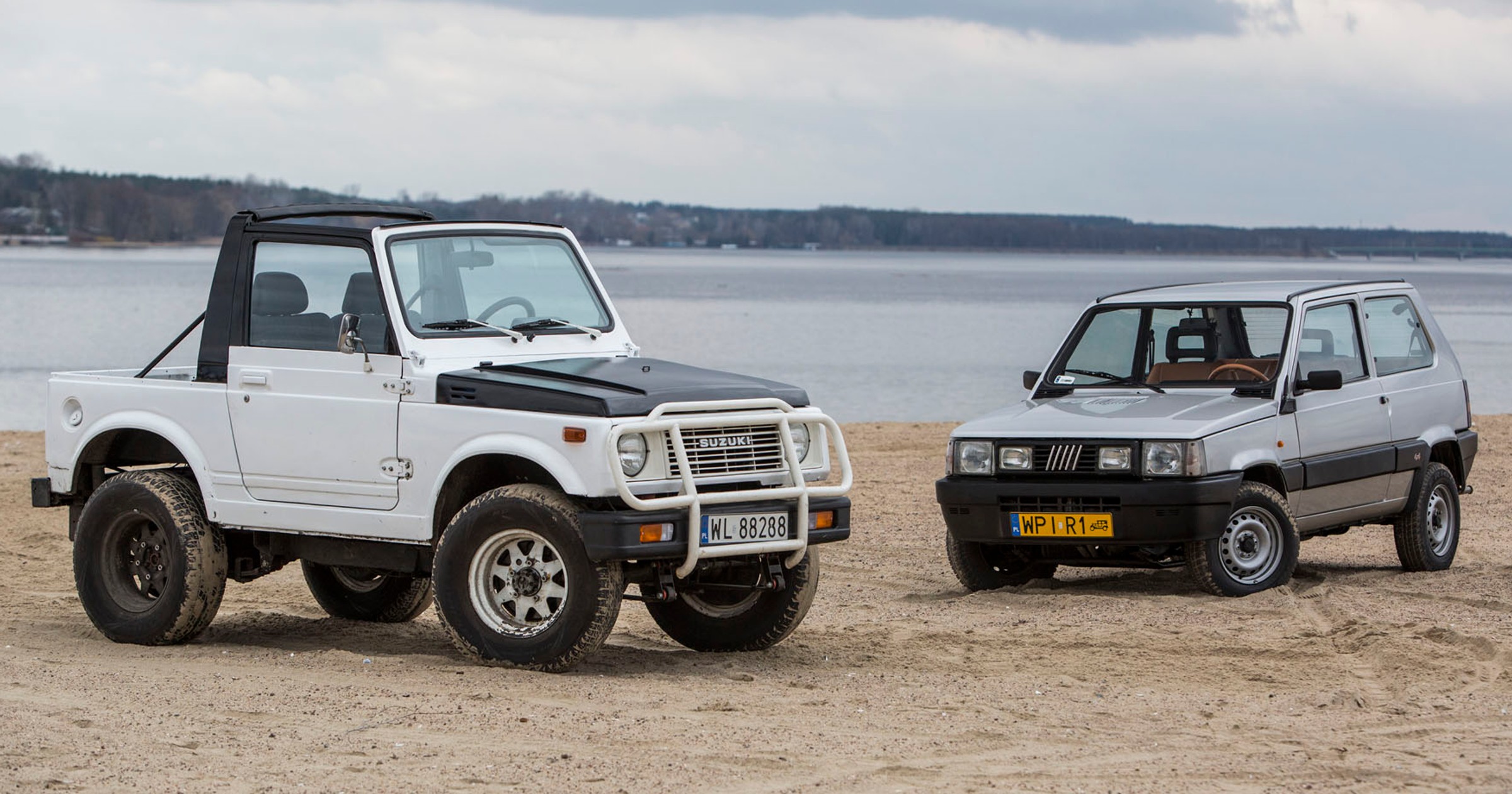 Fiat Panda 4x4 kontra Suzuki SJ 413 - japoński wojownik i Kung Fu Panda