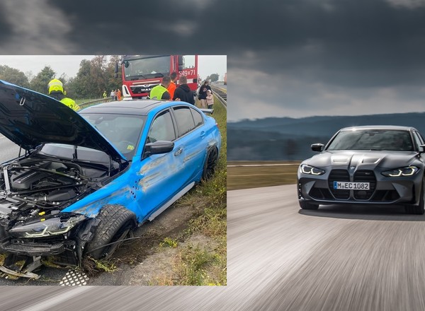 Znany polski youtuber miał wypadek. Nowe BMW M3 rozbite na A4