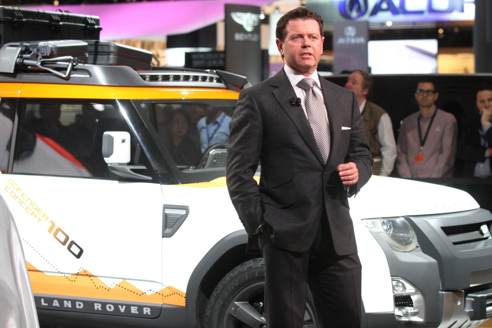 Land Rover na targach w USA