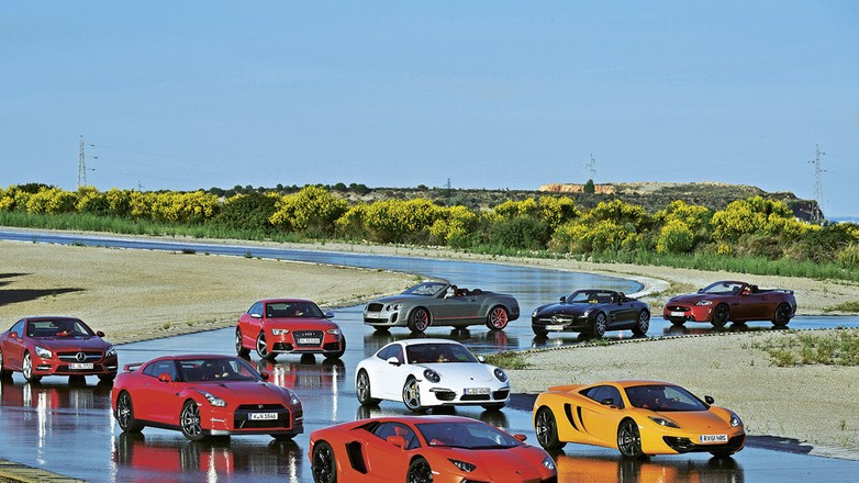 Megatest supersportowych samochodów