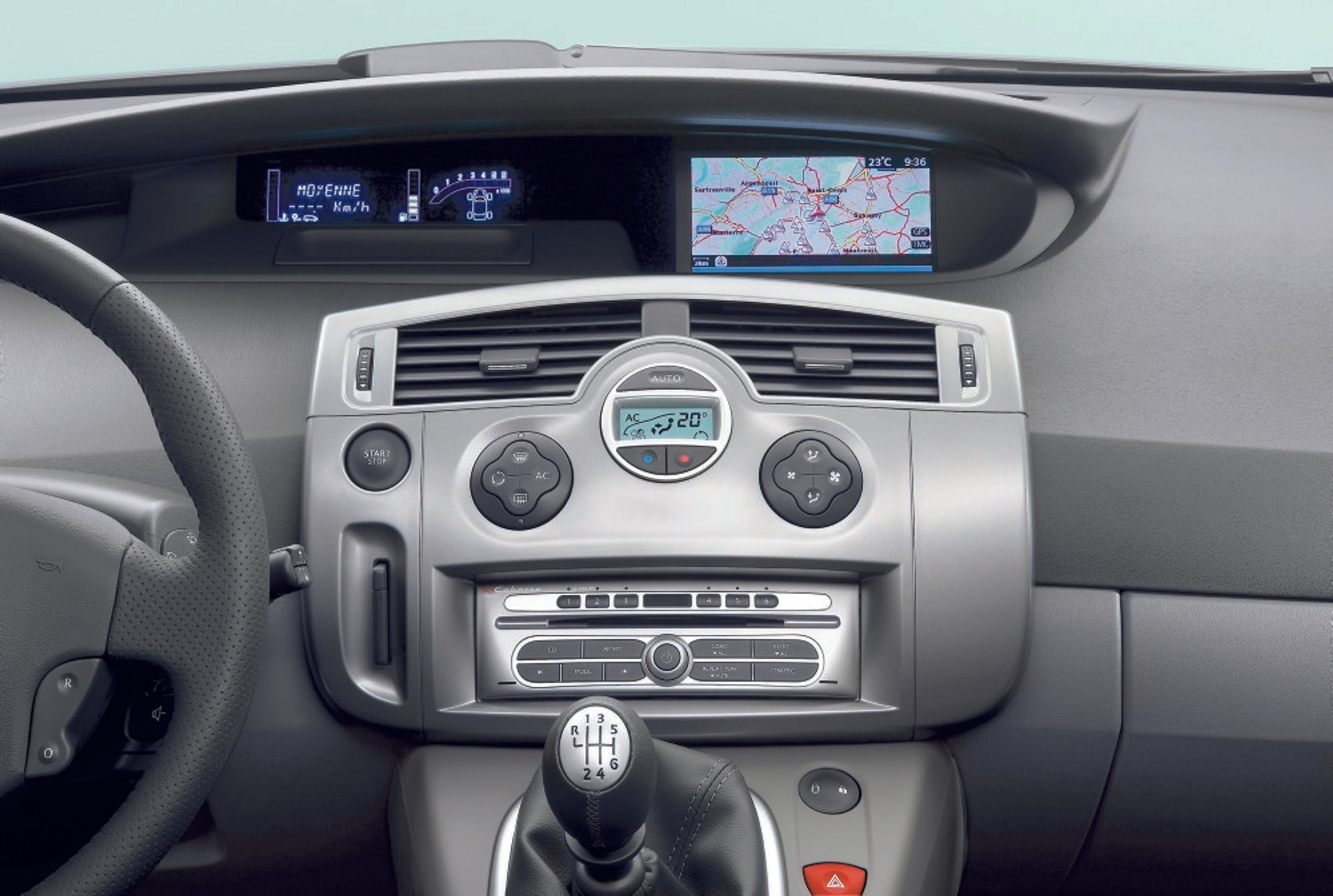 Renault Scénic II - tablica zegarów