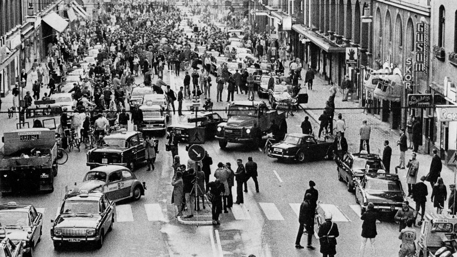 Szwedzi wprowadzili ruch prawostronny 3 września 1967 r.