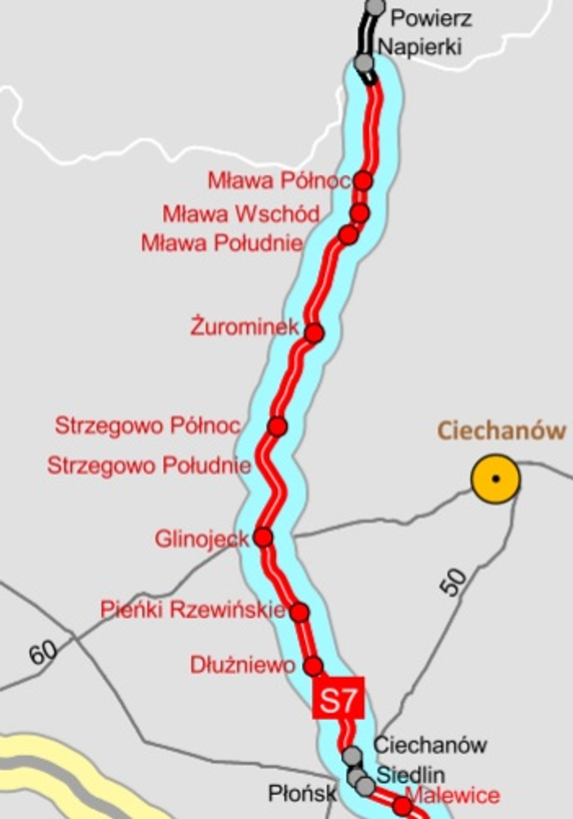 S7 Napierki - Płońsk