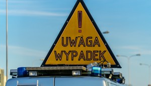 Auto wypadło z drogi. Zatrzymanie krążenia u kierowcy