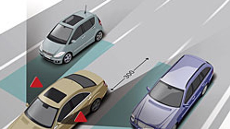 Mercedes-Benz: klasy S i CL z systemem śledzącym "ślepe kąty"