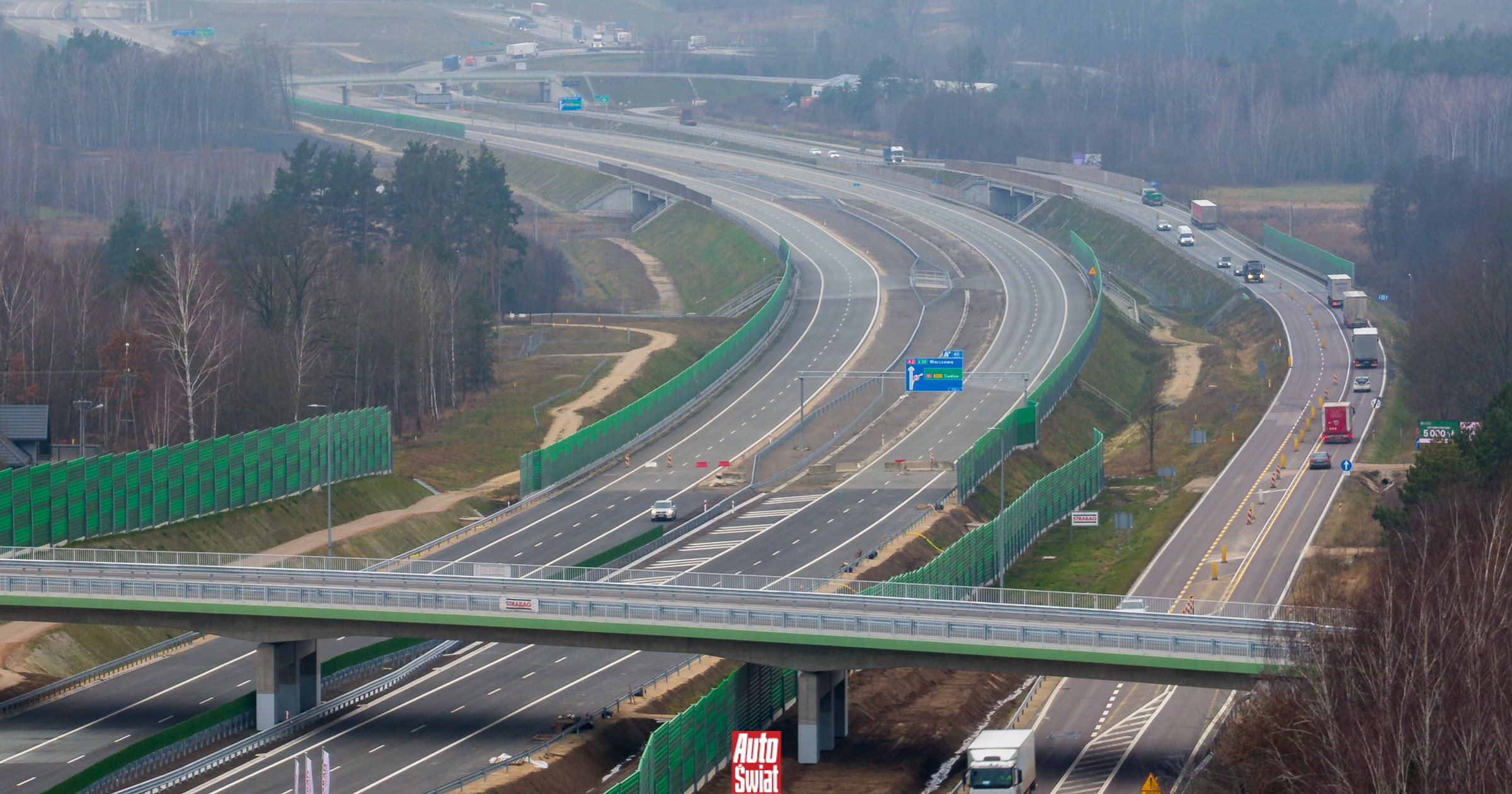 Kolejne 10 km autostrady A2 otwarte. Na ukończeniu jest ponad 60 km