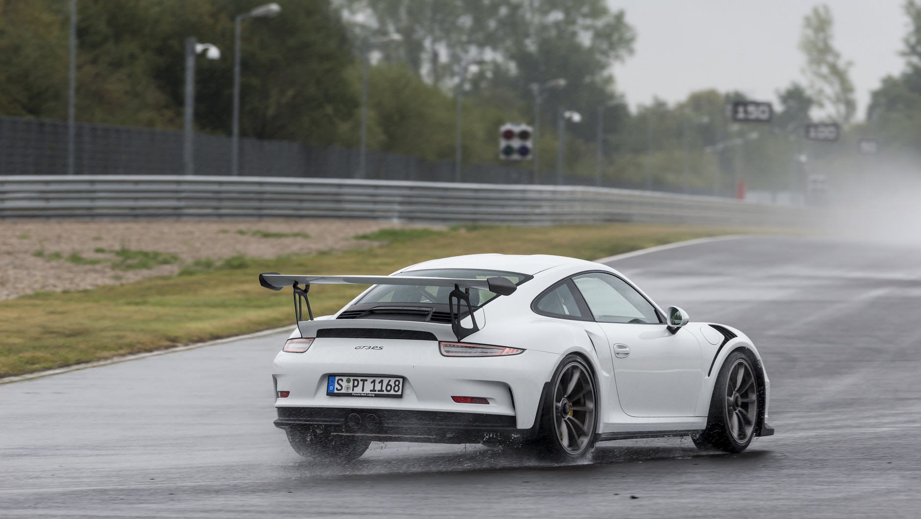 Porsche 911 GT3 RS na torze Porsche w Lipsku