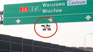 Odcinkowy pomiar prędkości na trasie S8 w Warszawie już działa