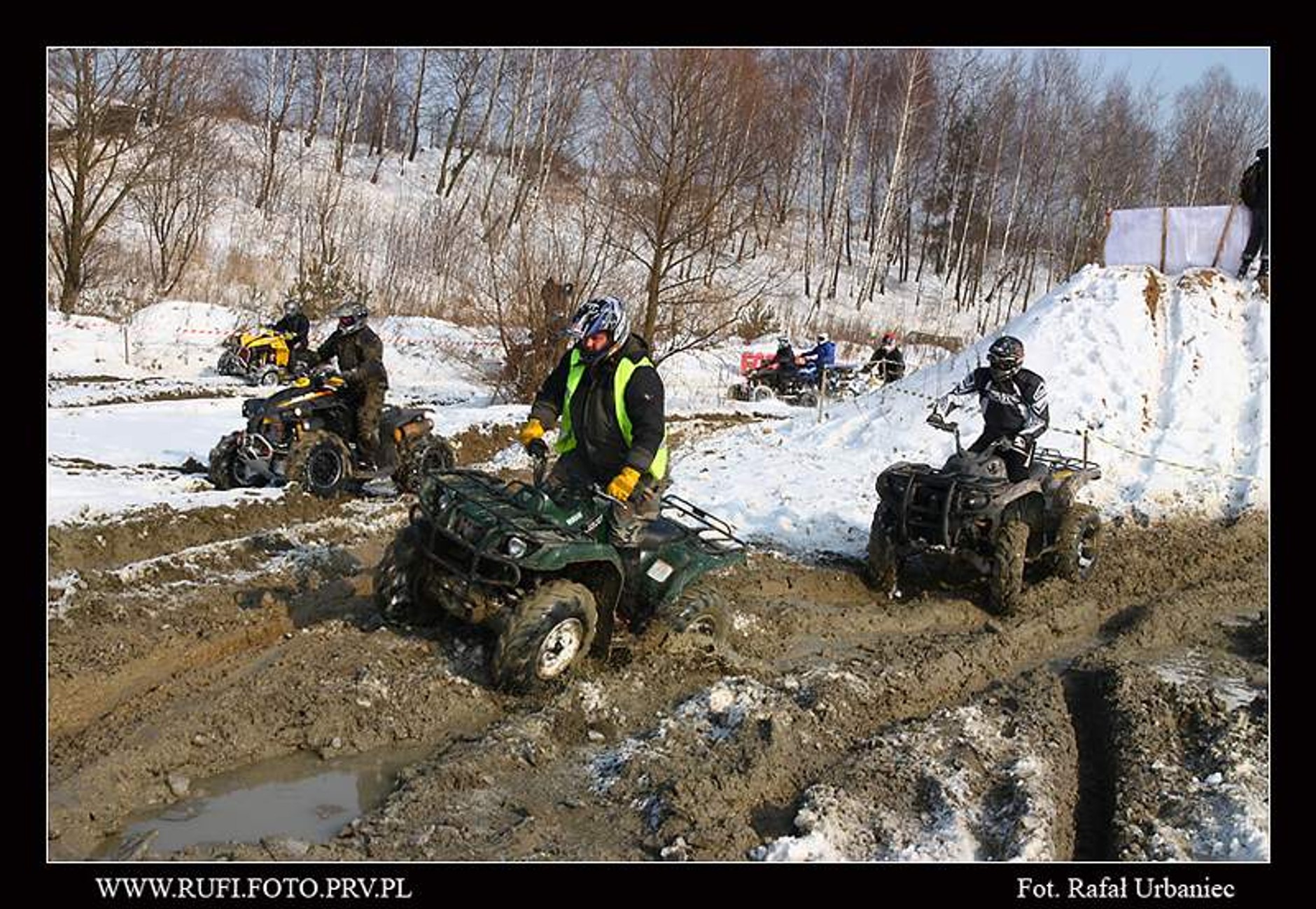 III Zimowa Integracja 4x4 Kryspinów 2009 - motocykle i quady (fotogaleria 1.)